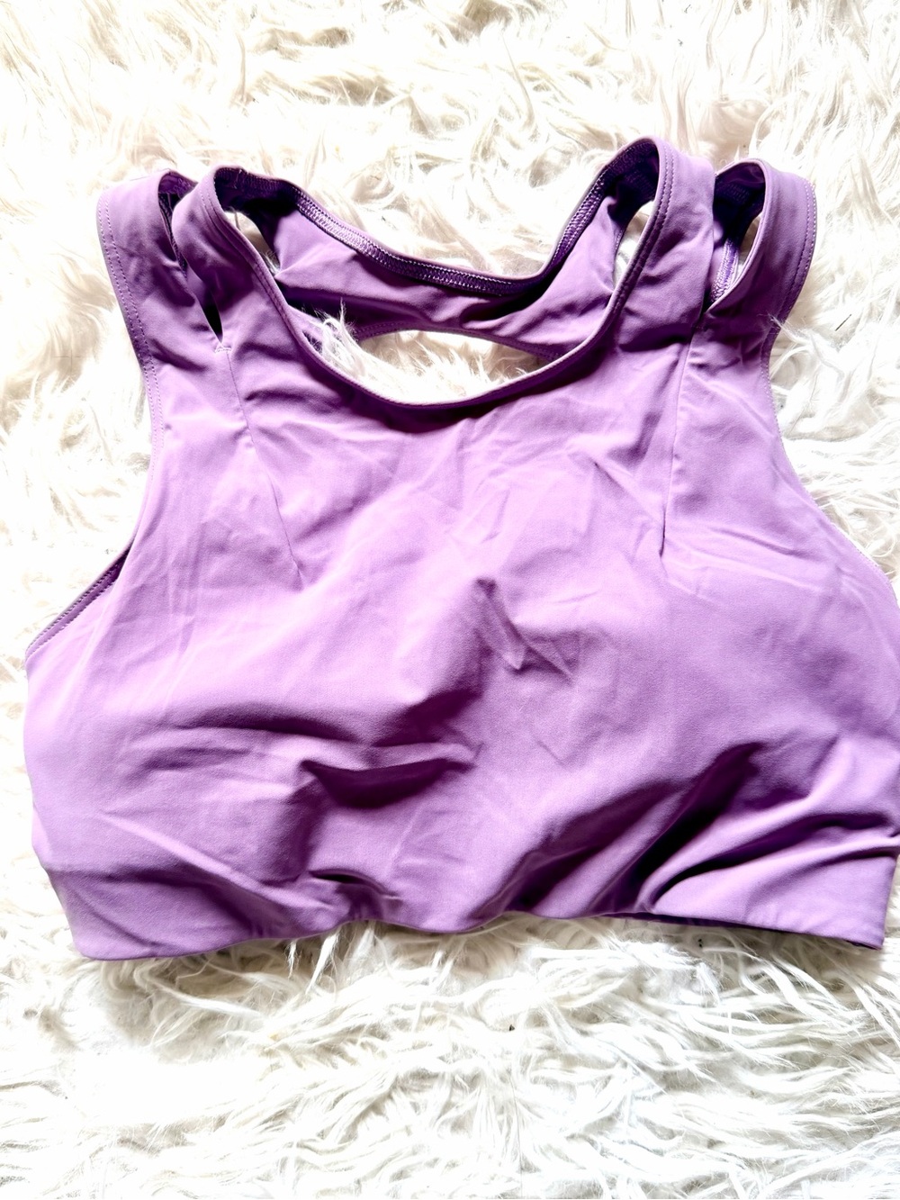 Lululemon strong front sports bra wisteria light purple size 6 - Picture 3 of 6